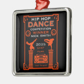 Hip Hop Tance Wettbewerb Ornament Aus Metall (Links)