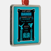 Hip Hop Tance Wettbewerb Ornament Aus Metall (Rechts)