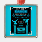 Hip Hop Tance Wettbewerb Ornament Aus Metall (Vorne)