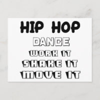 Hip Hop Tanz, arbeiten, schütteln, bewegen