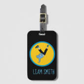 Hip Hop Tänzer Gepäckanhänger (Vorderseite Vertikal)