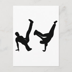 Hip Hop Tänzer Postkarte
