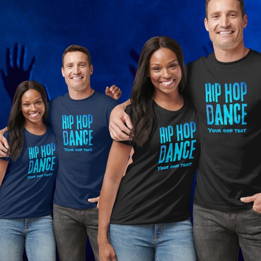 Hip Hop Tanzmusik neblau T-Shirt