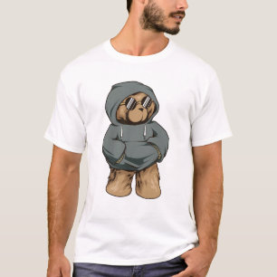 Hip Hop Teddy Bear Men T - Shirt