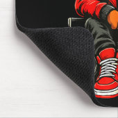 Hip Hop Teddy Bear Rap Music  Mousepad (Ecke)