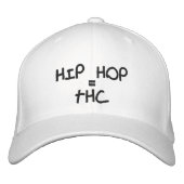 HIP HOP, =, THC BESTICKTE KAPPE (Vorderseite)