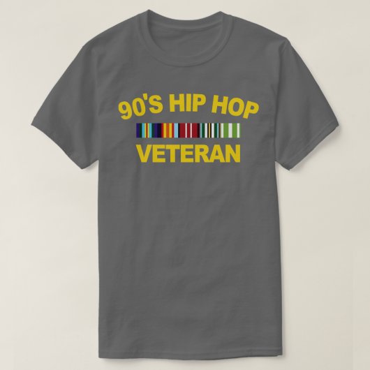 Hip Hop Veteran der 90er T-Shirt (Design vorne)