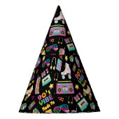 Hip Hop Vibes Retro aus den 90er Jahren gestaltete Partyhütchen (Vorderseite)