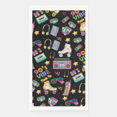 Hip Hop Vibes Retro aus den 90er Jahren gestaltete Serviette (Vorderseite)