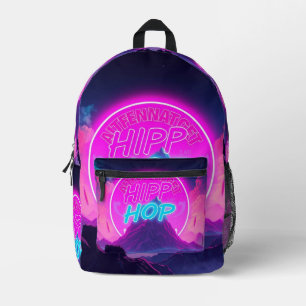 „Hip-Hop Vibes – Stimme der Straße“ Bedruckter Rucksack