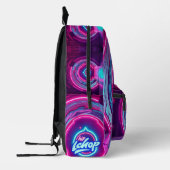 „Hip-Hop Vibes – Stimme der Straße“ Bedruckter Rucksack (Links)