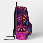 „Hip-Hop Vibes – Stimme der Straße“ Bedruckter Rucksack (Links)