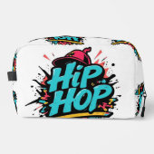 „Hip-Hop Vibes – Stimme der Straße“ Waschbeutel (Vorderseite)