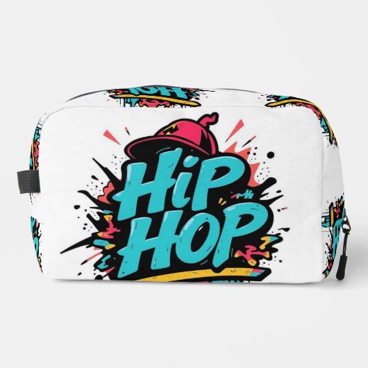 „Hip-Hop Vibes – Stimme der Straße“ Waschbeutel (Vorderseite)