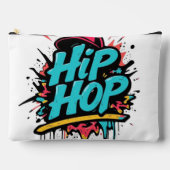 „Hip-Hop Vibes – Stimme der Straße“ Zubehörtasche (Vorderseite)
