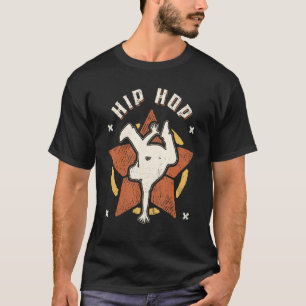 Hip Hop Vintage Retro Klassischer Sport T-Shirt
