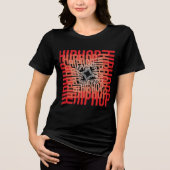 Hip Hop Vortex Tri-Blend Shirt (Vorderseite)