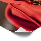 Hip Hop Weimaraner with Headphones & Gold Chain Poster (Ecke)