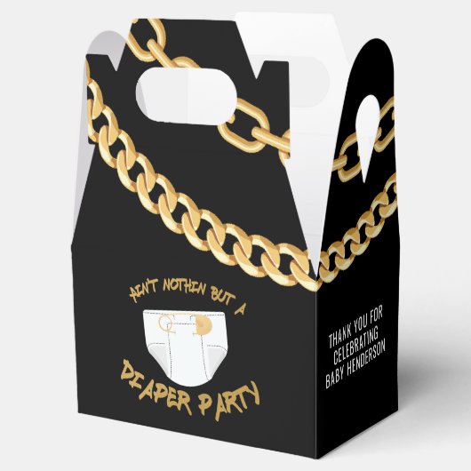 Hip Hop Winaper Party Vielen Dank Geschenkschachtel (Geöffnet)