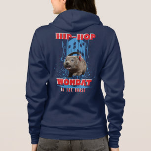 Hip Hop Wombat Lustige Musik Tier Hoodie