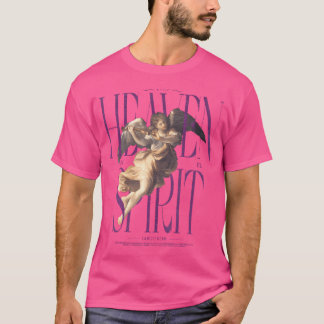 Hip Hop Y2K Vintager Engel - Schwarze Unisex-Erwac T-Shirt