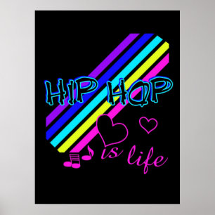Hip-Hopplakat Poster