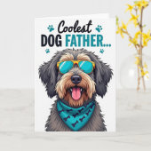 Hip Hound Vatertagskarte Karte (Gelbe Blume)