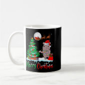 Hip Wearing Santa Hat Xmas Tree Merry Christmas Hi Kaffeetasse (Links)