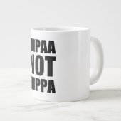 HIPAA nicht HIPPA Tasse (Vorderseite Rechts)