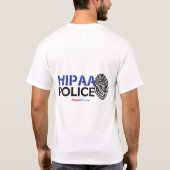 HIPAA Polizei T-Shirt (Rückseite)