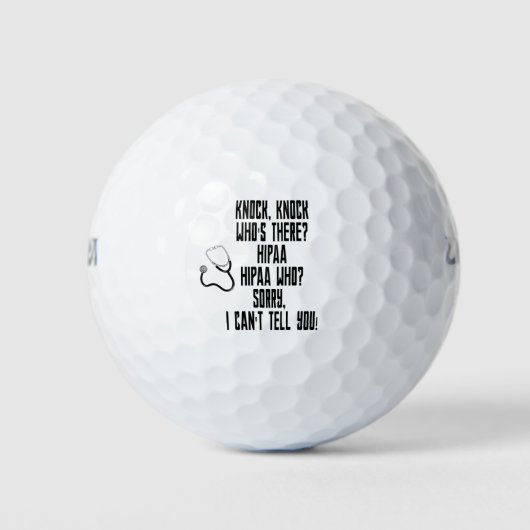 HIPAA-Spaß Golfball (Vorderseite)