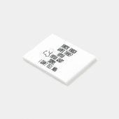 HIPAA-Spaß Post-it Klebezettel (angewinkelt)
