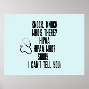 HIPAA-Spaß Poster