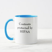 HIPAA Spaß Tasse (Links)