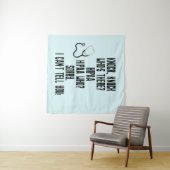 HIPAA-Spaß Wandteppich (Beispiel (Horizontal))