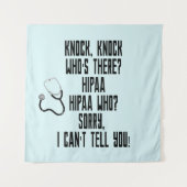 HIPAA-Spaß Wandteppich (Vorderseite)