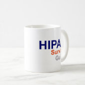 HIPAA Überlebens-Führer Kaffeetasse (VorderseiteRechts)