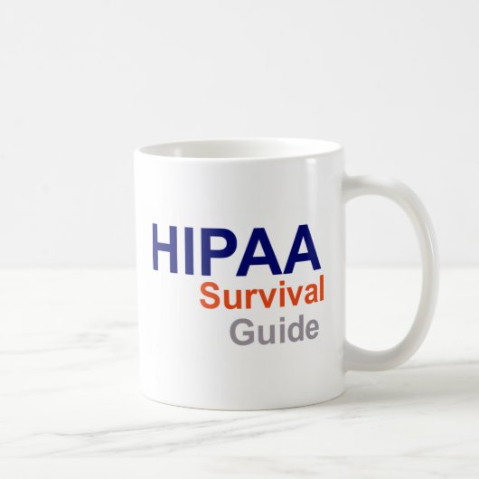 HIPAA Überlebens-Führer Kaffeetasse (Rechts)