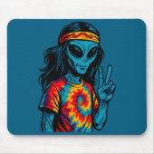 Hipe Alien Tie-dye Design Mousepad (Vorne)