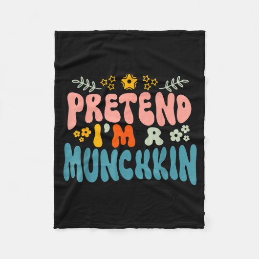 Hipe Halloween Costume Pretend I'm A Munchkin Cat  Fleecedecke (Vorderseite)