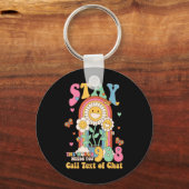 Hipe Suicide Crisis Lifeline 988 Stay The World  Schlüsselanhänger (Vorderseite)