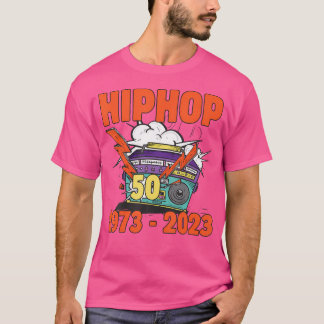 Hiphop 50 Years Old Funny Hip-Hop Lover T-Shirt