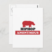 HipHop anonym Postkarte (Vorne/Hinten)