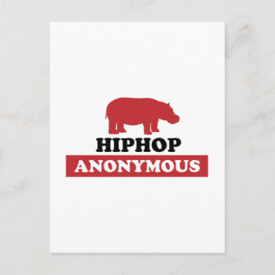 HipHop anonym Postkarte