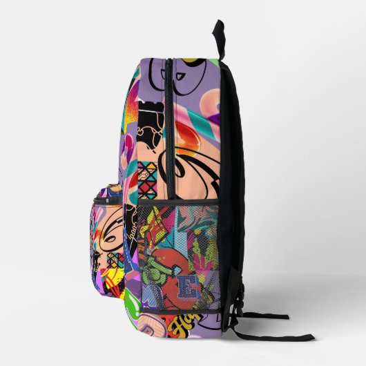 Hiphop backpack bedruckter rucksack (Rechts)
