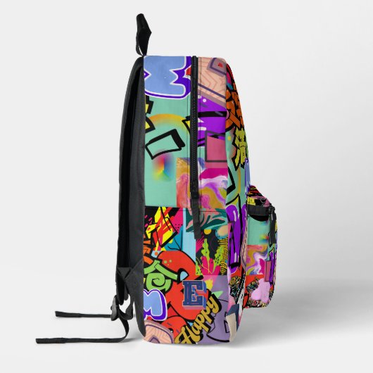 Hiphop backpack bedruckter rucksack (Links)