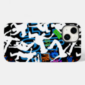 HipHop Dance Pattern.w Black BG Case-Mate iPhone Hülle (Rückseite (Horizontal))