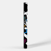 HipHop Dance Pattern.w Black BG Case-Mate iPhone Hülle (Rückseite / Rechts)