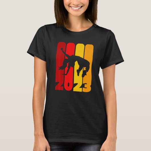 Hiphop Dancer Dancing In 2023 Breaking B Girl T-Shirt (Vorderseite)
