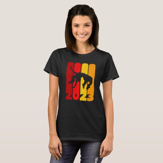 Hiphop Dancer Dancing In 2023 Breaking B Girl T-Shirt (Vorne ganz)